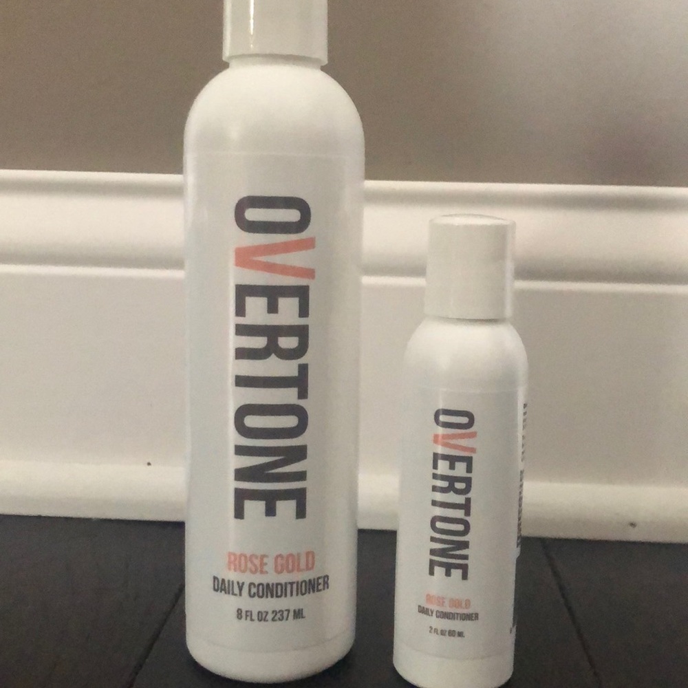 Overtone rose gold conditioner